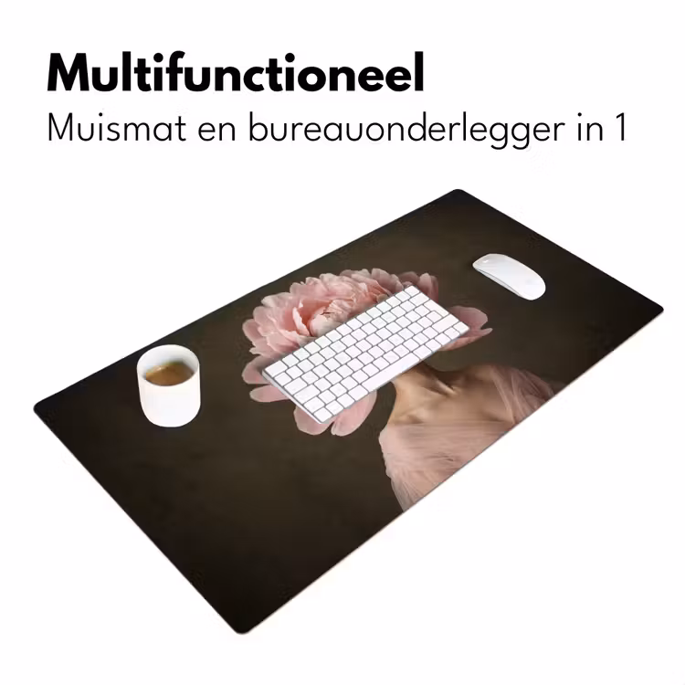 Bureau onderlegger - Gezicht - Roos - Roze — 7