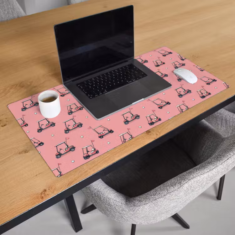 Bureau onderlegger - Golfkar - Retro - Roze — 3