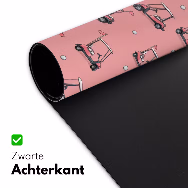 Bureau onderlegger - Golfkar - Retro - Roze — 5