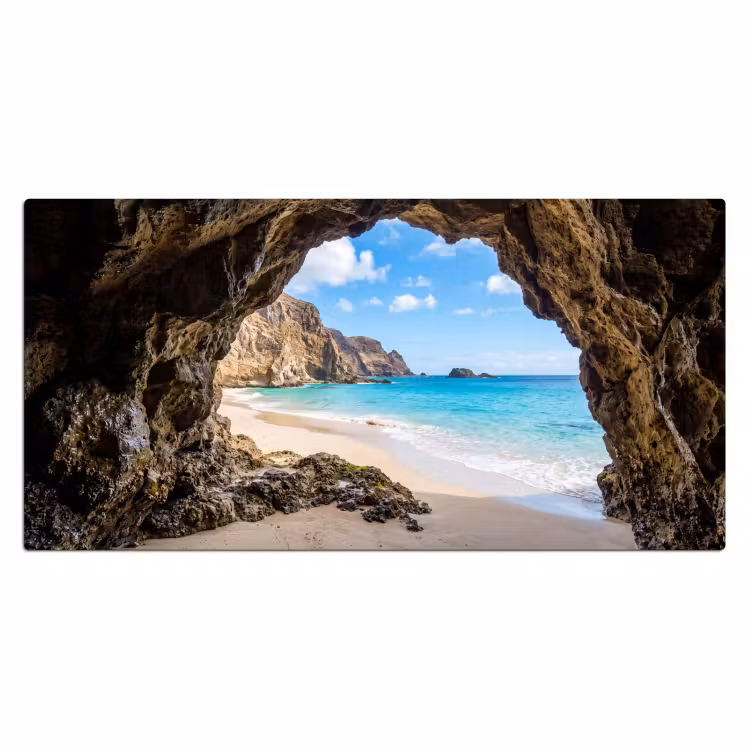 Bureau onderlegger - Grot - Strand - Zee - Blauw — 2