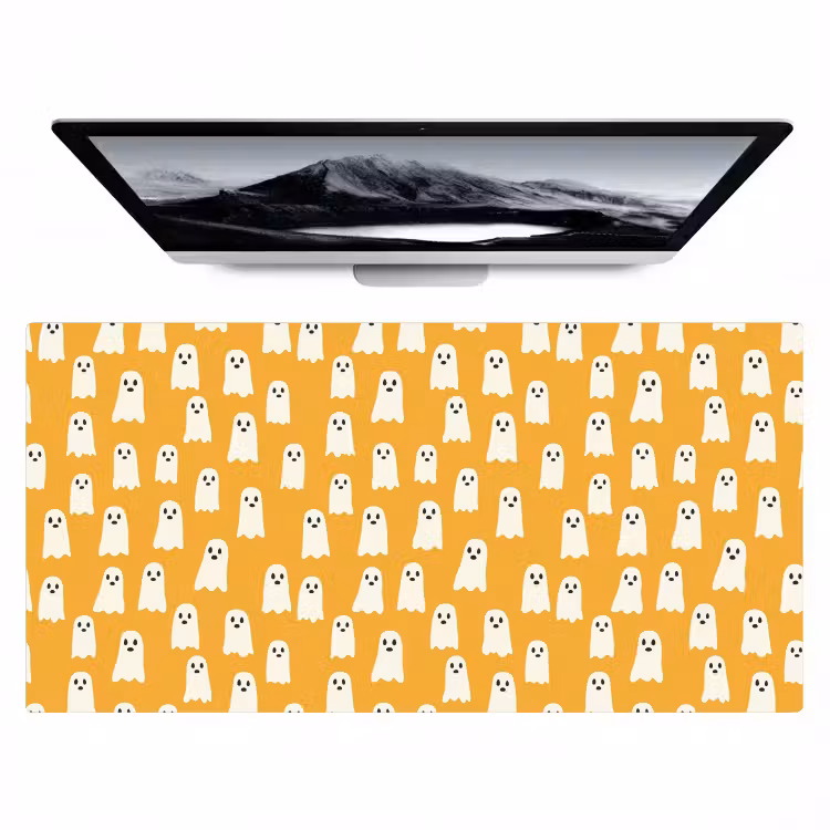 Bureau onderlegger - Halloween - Spookjes - Oker — 1
