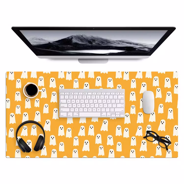 Bureau onderlegger - Halloween - Spookjes - Oker — 4