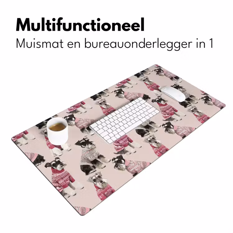 Bureau onderlegger - Honden - Truien - Rood — 7