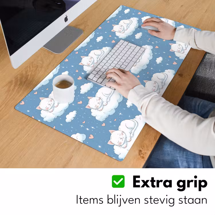 Bureau onderlegger - Kitten - Wolken - Blauw — 6