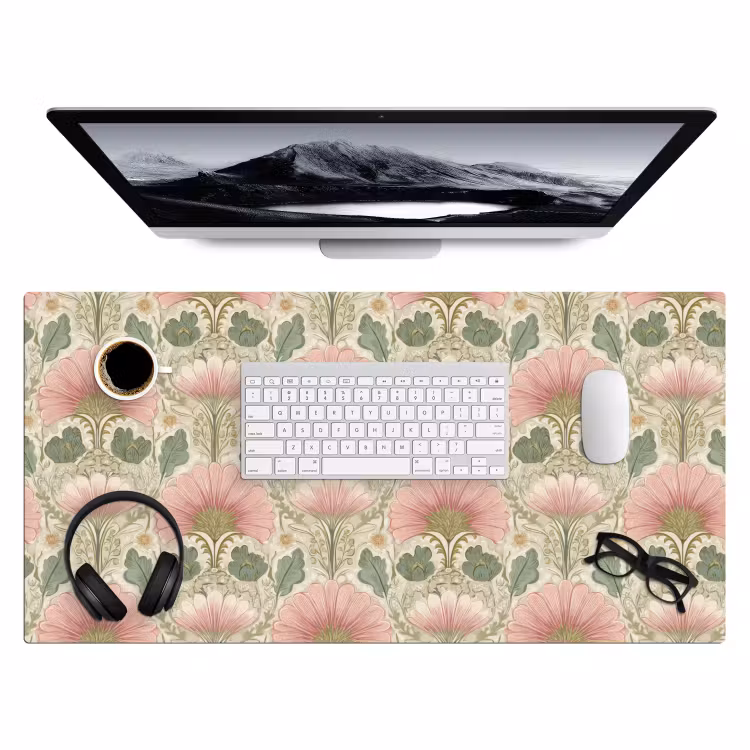 Bureau onderlegger - Klassiek - Patroon - Roze — 4