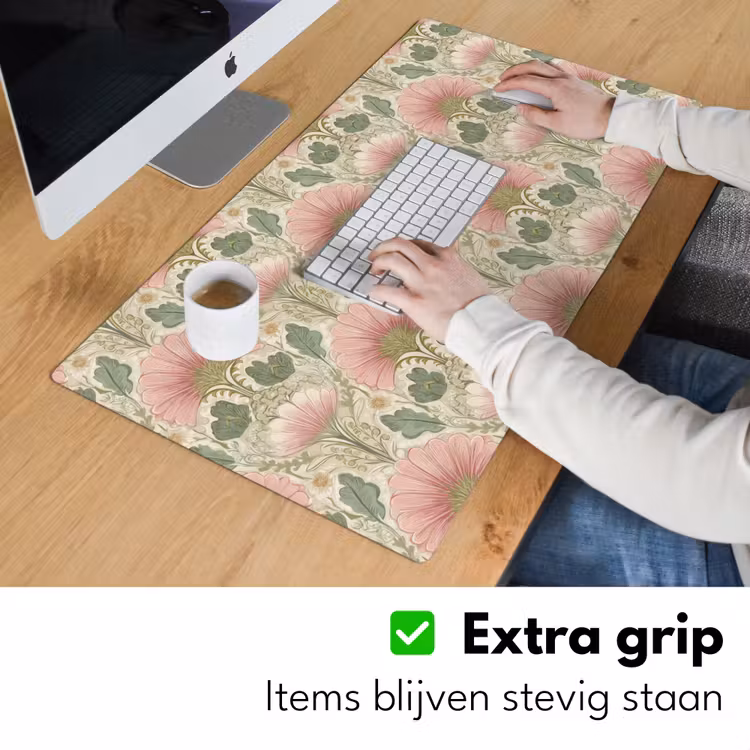 Bureau onderlegger - Klassiek - Patroon - Roze — 6