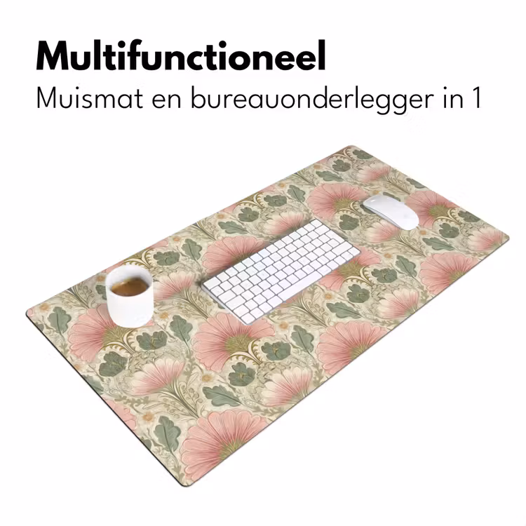 Bureau onderlegger - Klassiek - Patroon - Roze — 7