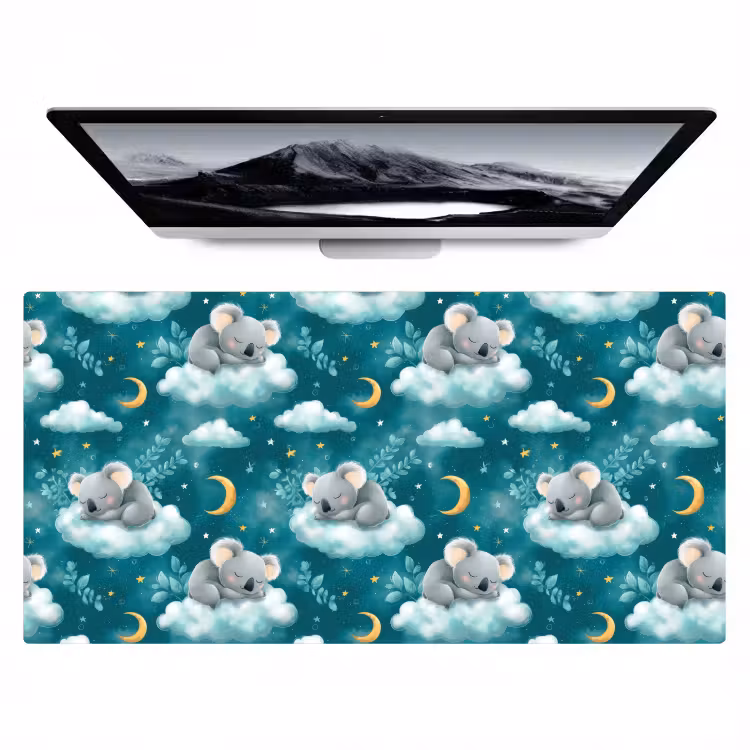 Bureau onderlegger - Koala's - Betoverend - Blauw — 1