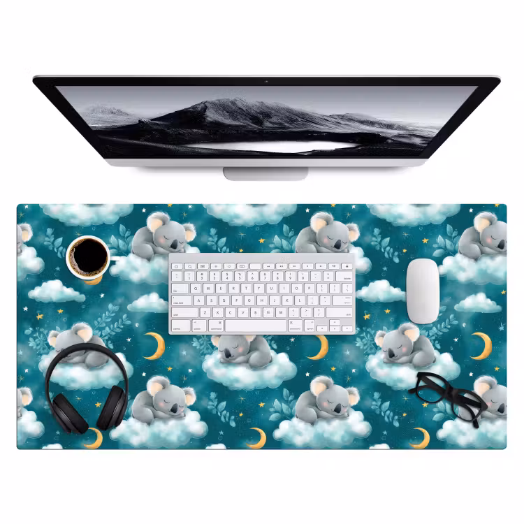 Bureau onderlegger - Koala's - Betoverend - Blauw — 4