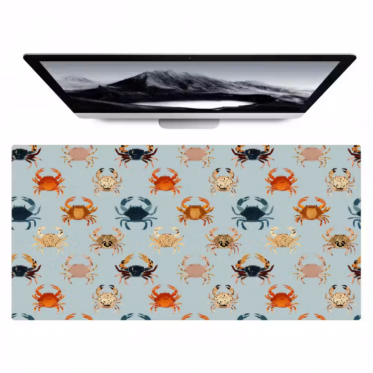 Bureau onderlegger - Krabben - Speels - Kleurrijk — 1