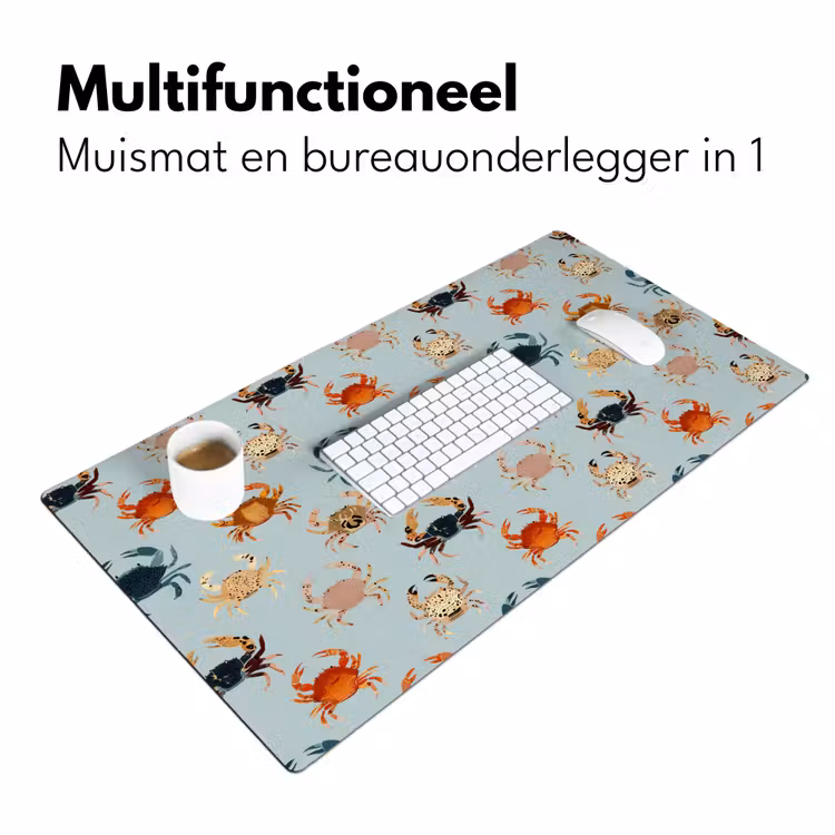 Bureau onderlegger - Krabben - Speels - Kleurrijk — 7