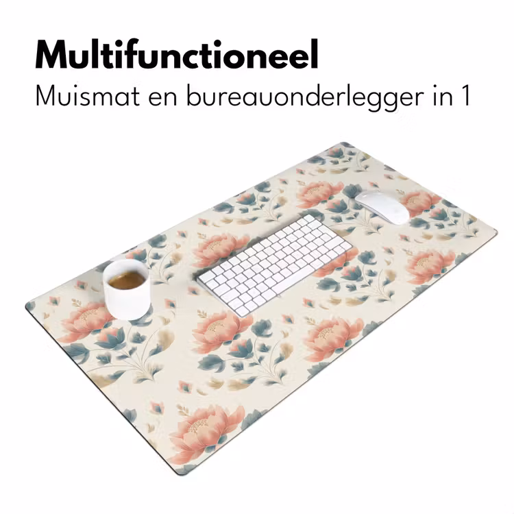 Bureau onderlegger - Lotus - Bloemen - Roze — 7