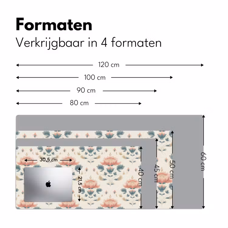 Bureau onderlegger - Lotus - Bloemen - Roze — 8
