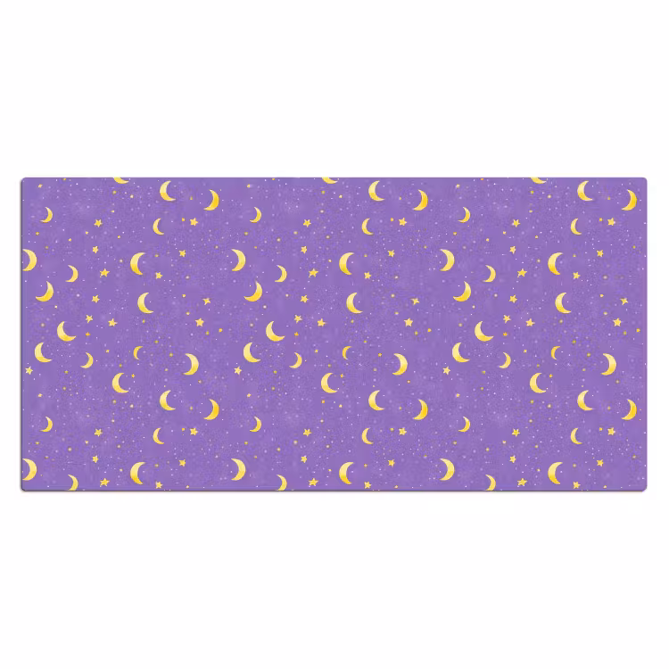 Bureau onderlegger - Manen - Sterren - Paars — 2