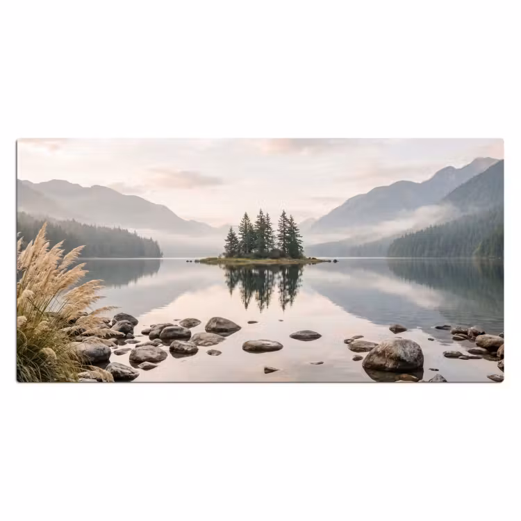 Bureau onderlegger - Meer - Bergen - Landschap - Groen — 2