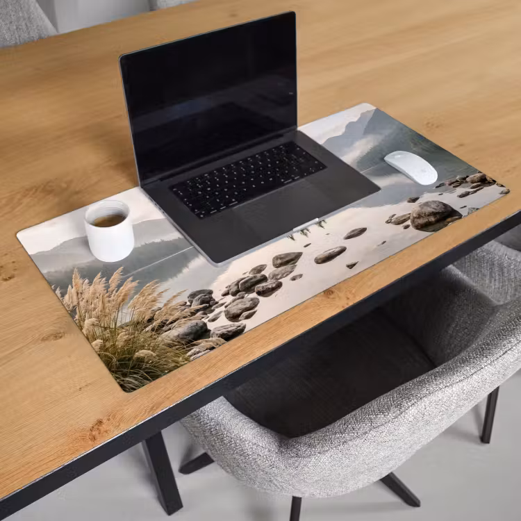 Bureau onderlegger - Meer - Bergen - Landschap - Groen — 3