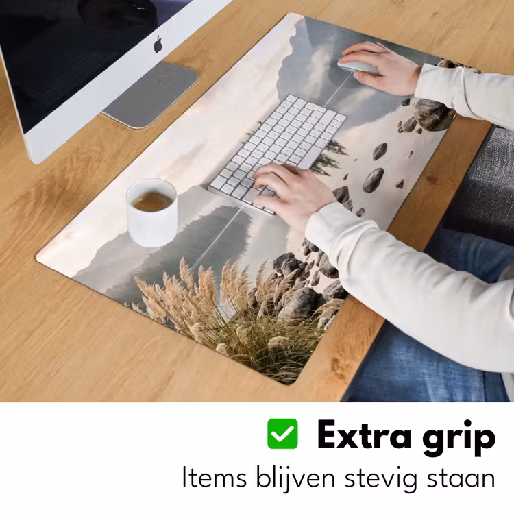 Bureau onderlegger - Meer - Bergen - Landschap - Groen — 6