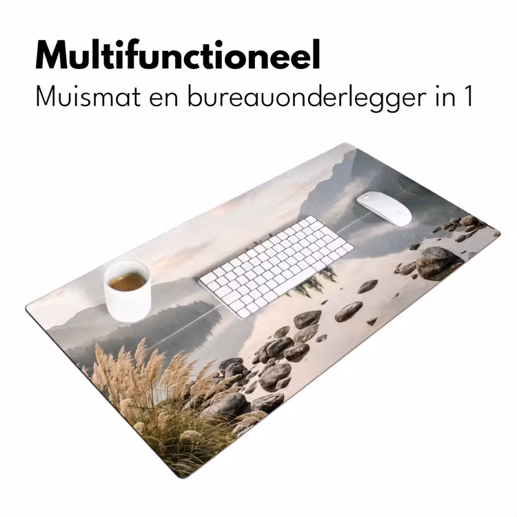 Bureau onderlegger - Meer - Bergen - Landschap - Groen — 7