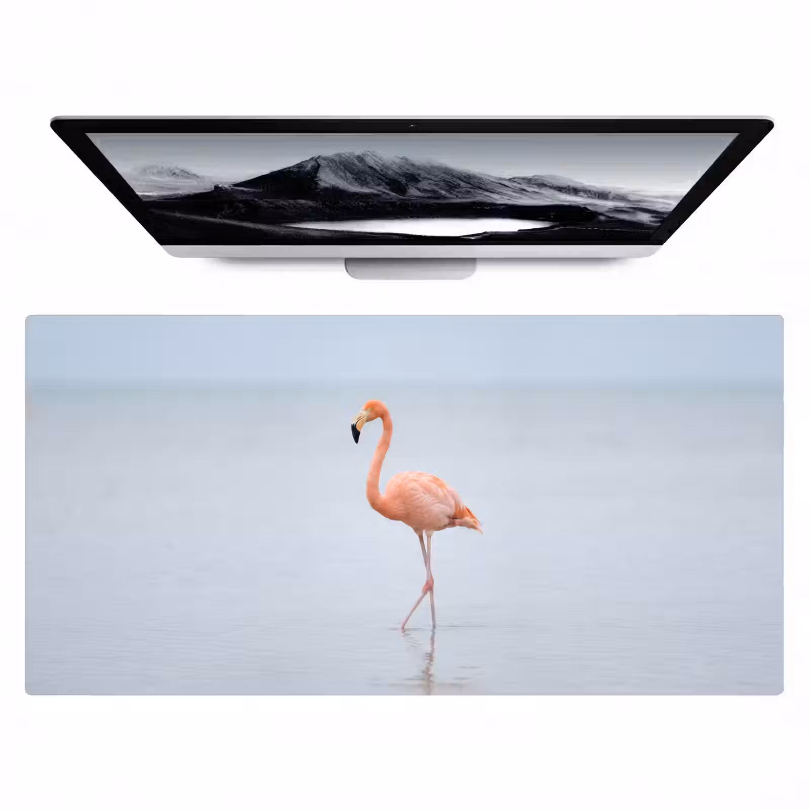 Bureau onderlegger - Flamingo - Zee - Roze — 1