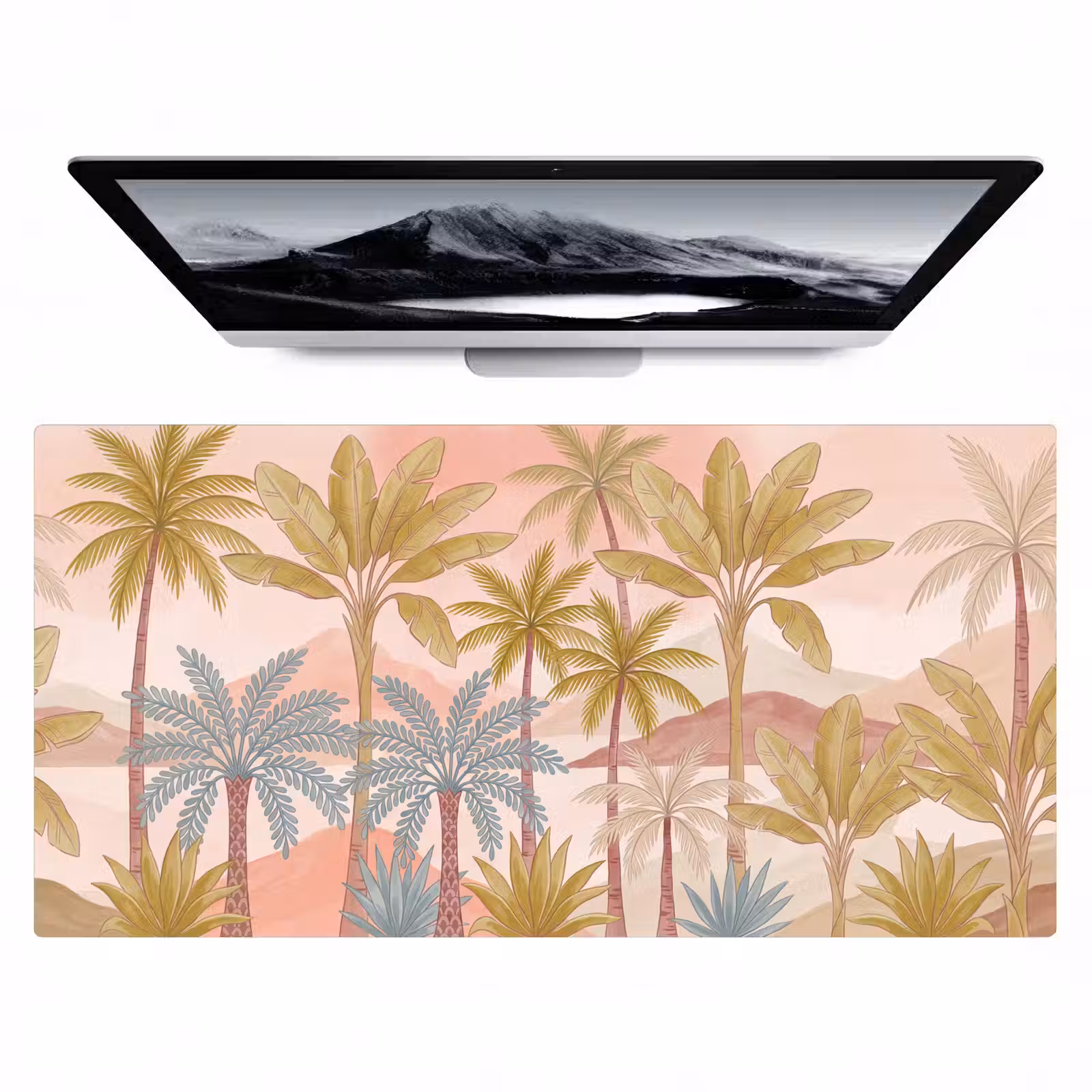 Bureau onderlegger - Illustratie - Palmbomen - Kleurrijk — 1