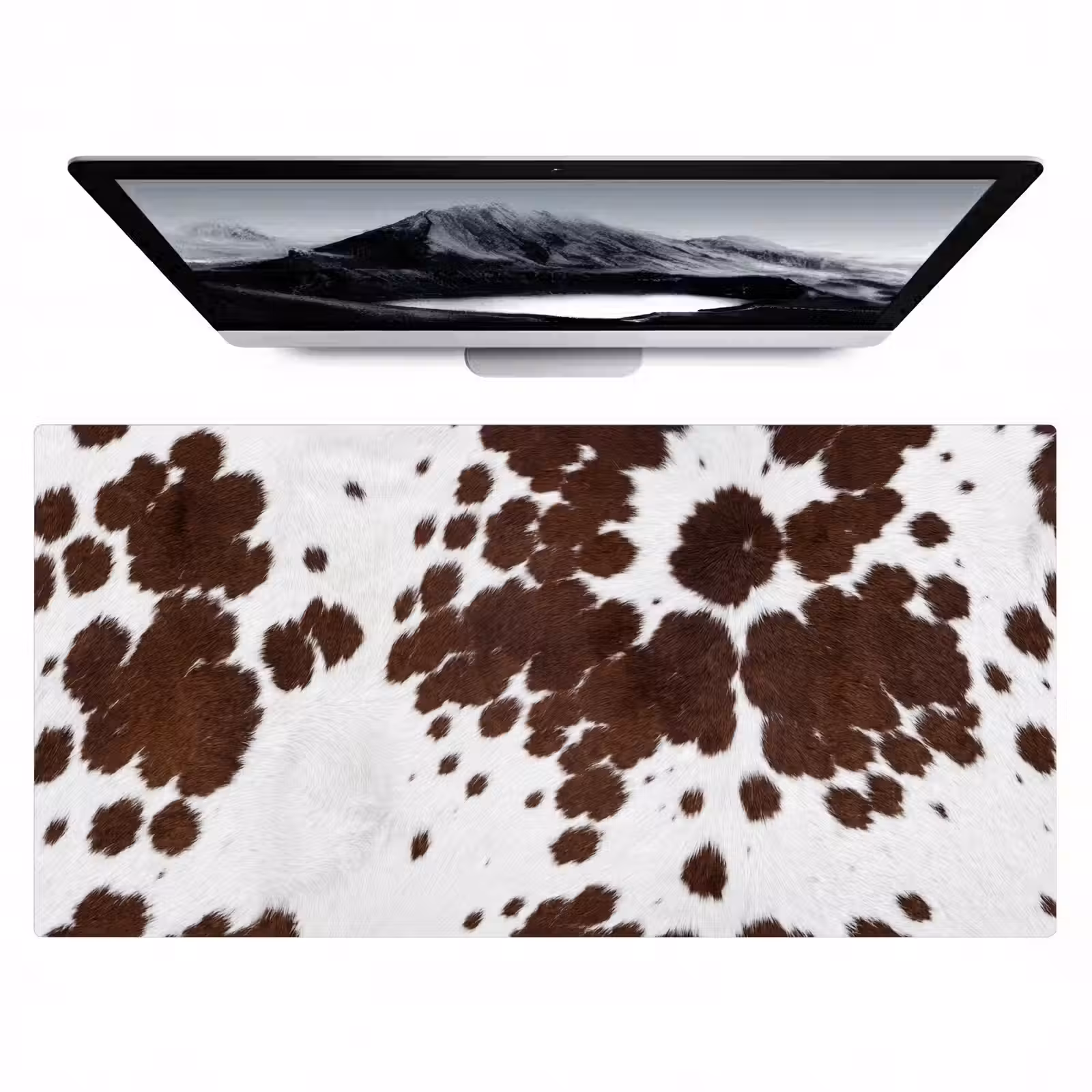 Bureau onderlegger - Koeienhuid - Klassiek - Bruin — 1