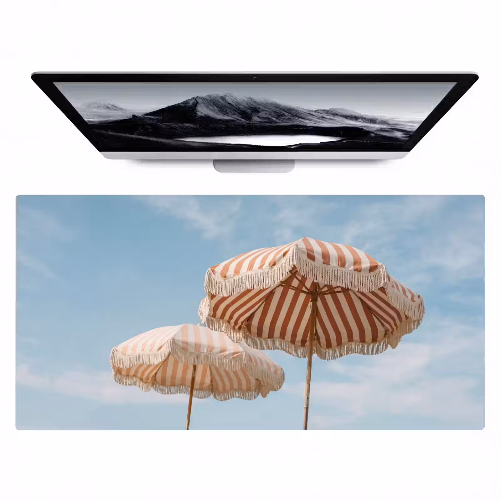 Bureau onderlegger - Parasol - Lucht - Rood — 1