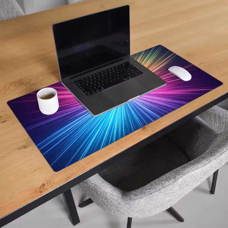 Bureau onderlegger - Abstract - Light - Burst - Modern - Colorful — 3