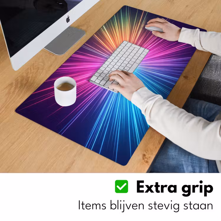 Bureau onderlegger - Abstract - Light - Burst - Modern - Colorful — 6