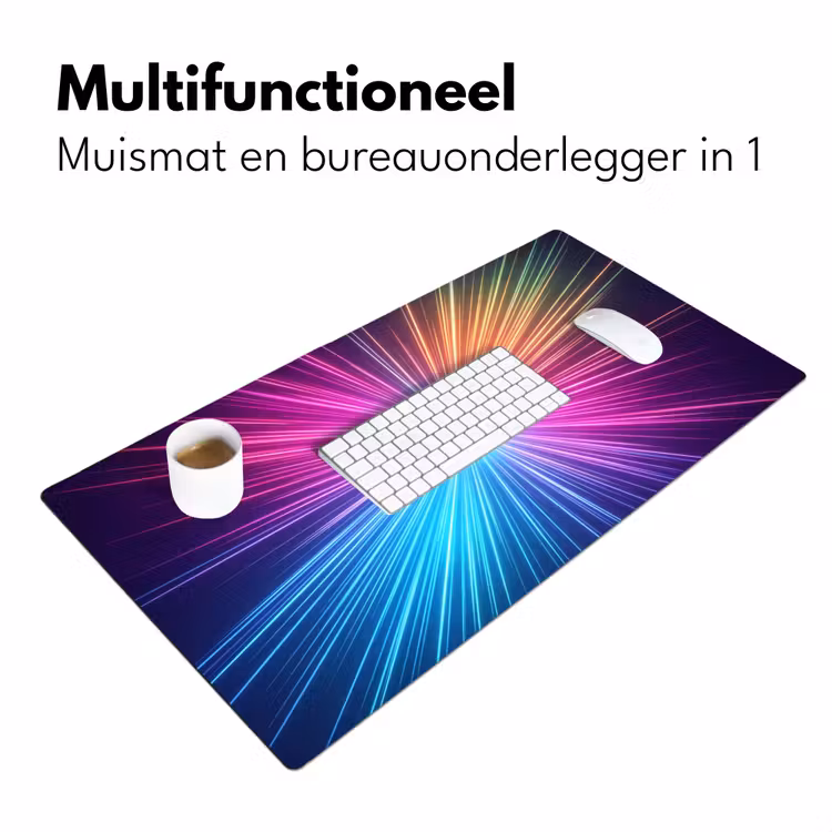 Bureau onderlegger - Abstract - Light - Burst - Modern - Colorful — 7
