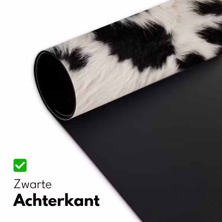 Bureau onderlegger - Bont - Textuur - Zwart - Wit — 5