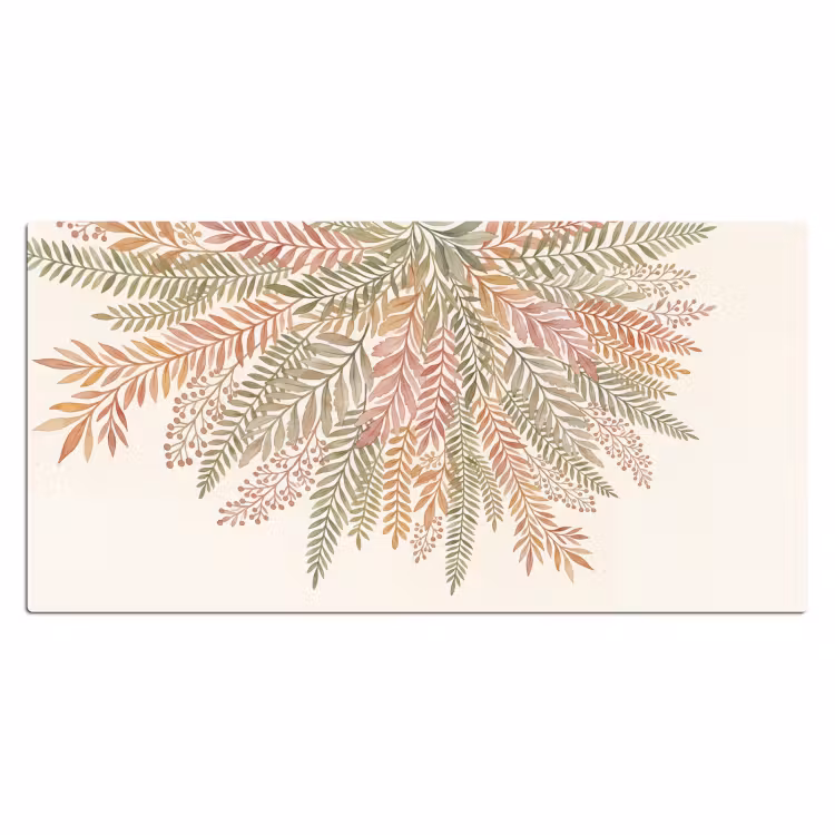 Bureau onderlegger - Botanisch - Aquarel - Kleurrijk — 2