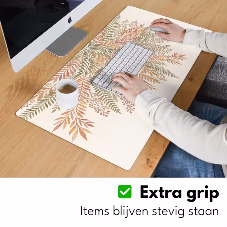 Bureau onderlegger - Botanisch - Aquarel - Kleurrijk — 6