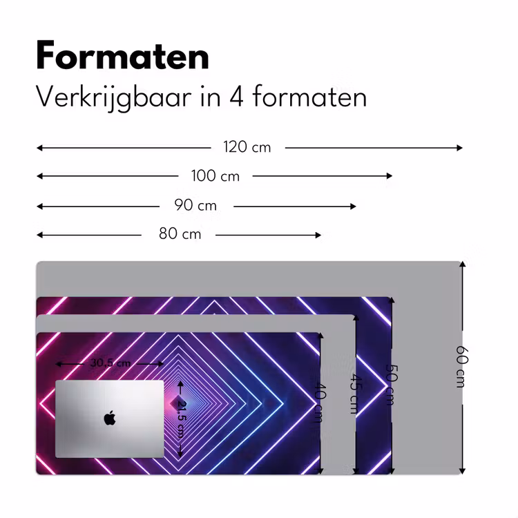 Bureau onderlegger - Driedimensionaal - Tunnel - Ruimte — 8