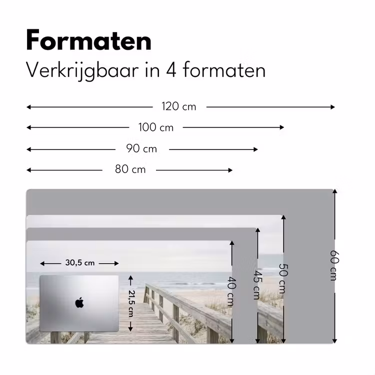 Bureau onderlegger - Duinen - Vlonder - Oceaan — 8