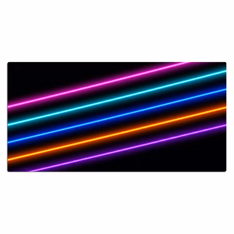 Bureau onderlegger - Esthetiek - Retro - Neon — 2