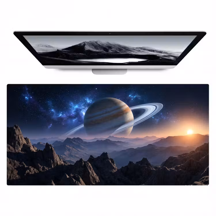 Bureau onderlegger - Fantasy - Kosmos - Landschap — 1