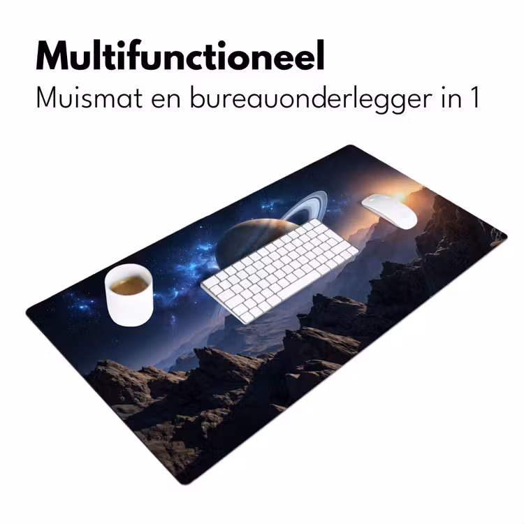 Bureau onderlegger - Fantasy - Kosmos - Landschap — 7