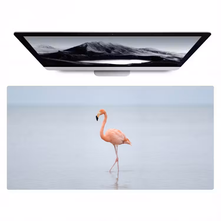 Bureau onderlegger - Flamingo - Zee - Roze — 1