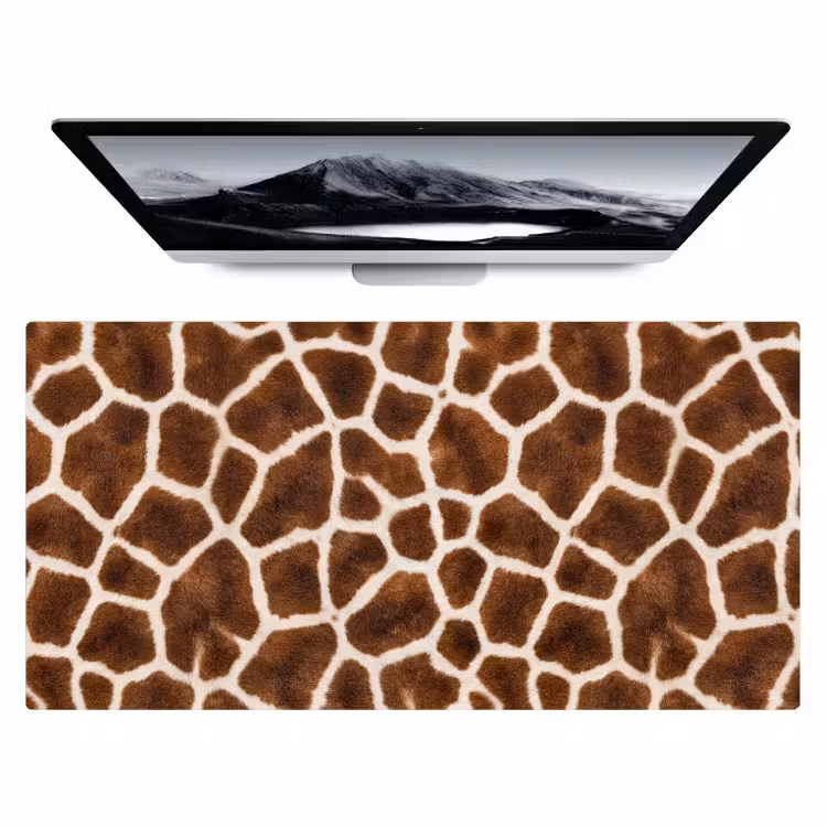 Bureau onderlegger - Giraf - Vacht - Klassiek - Bruin — 1