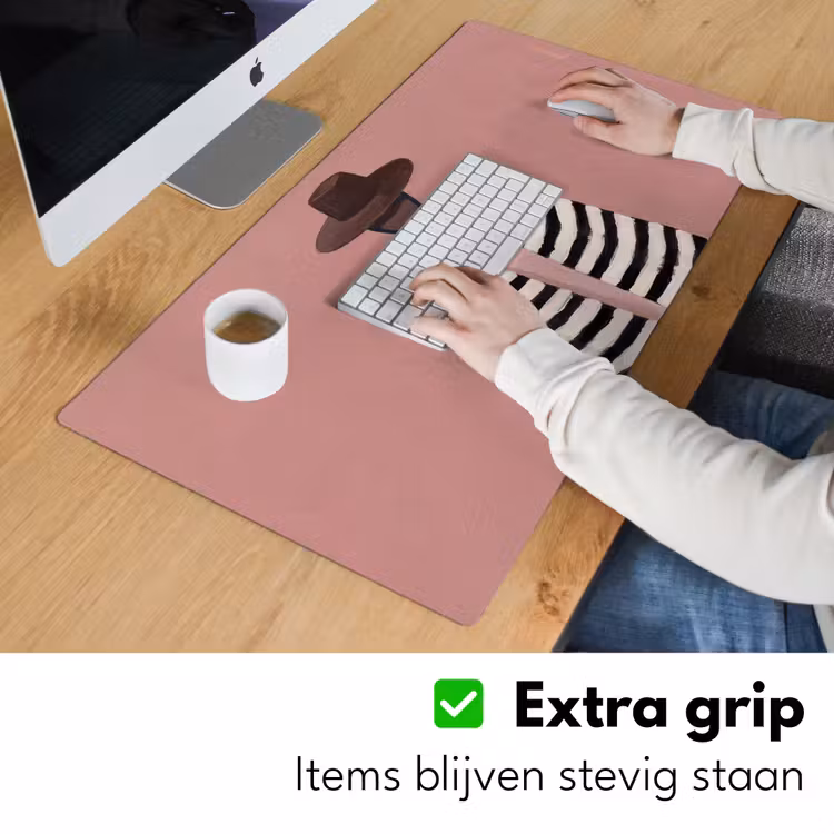 Bureau onderlegger - Grafisch - Vrouw - Roze — 6