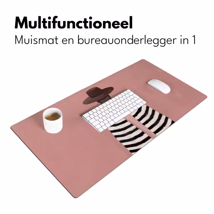 Bureau onderlegger - Grafisch - Vrouw - Roze — 7