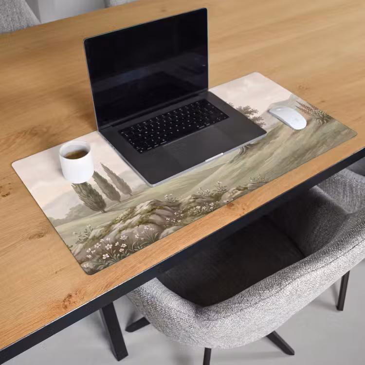 Bureau onderlegger - Heuvellandschap - Bomen - Natuur - Groen — 3