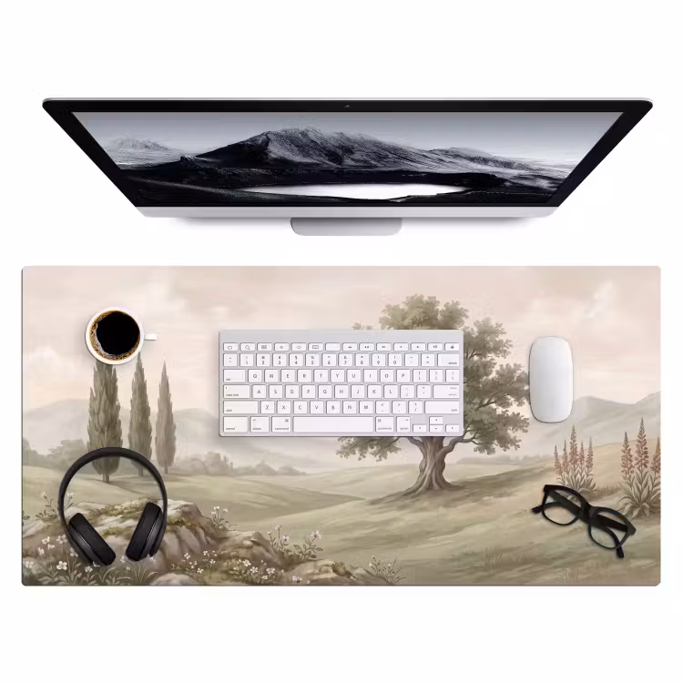 Bureau onderlegger - Heuvellandschap - Bomen - Natuur - Groen — 4