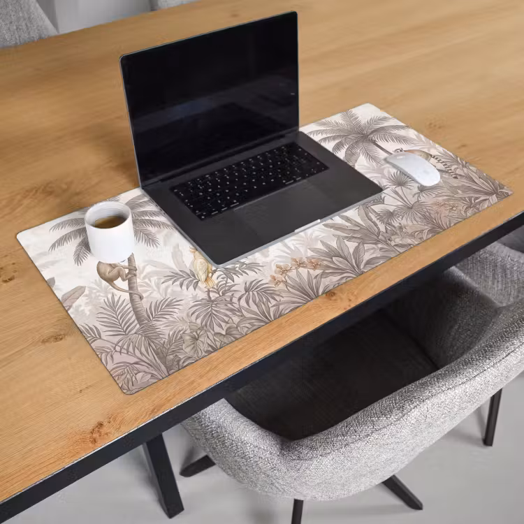Bureau onderlegger - Jungle - Dieren - Palmbomen — 3