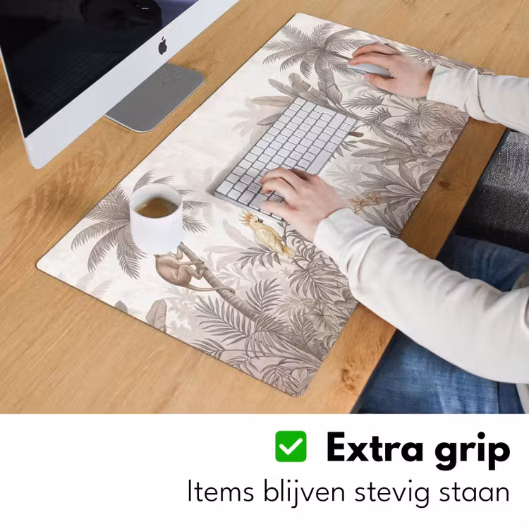 Bureau onderlegger - Jungle - Dieren - Palmbomen — 6