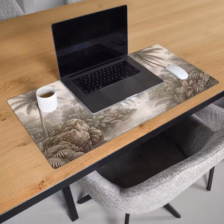 Bureau onderlegger - Jungle - Watervallen - Tropisch - Illustratie — 3