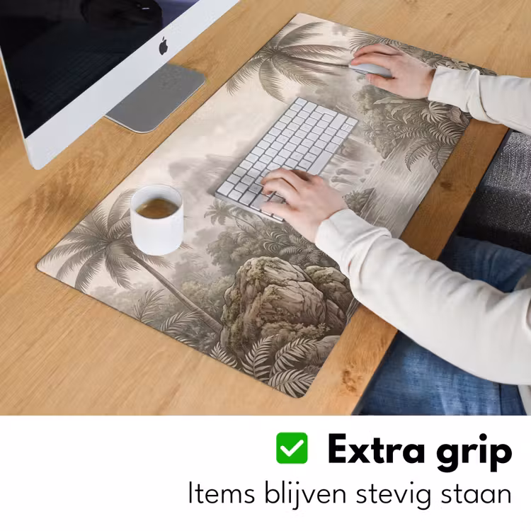 Bureau onderlegger - Jungle - Watervallen - Tropisch - Illustratie — 6