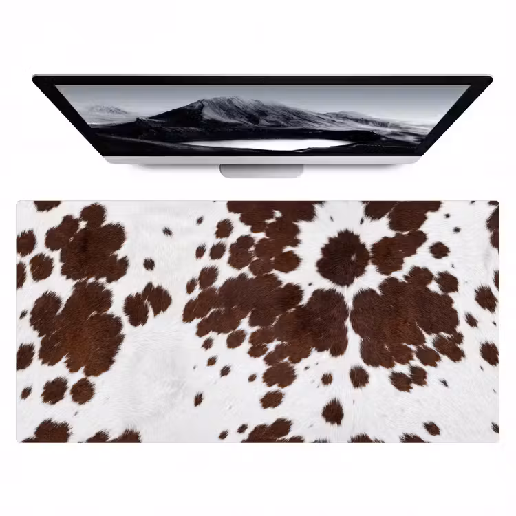 Bureau onderlegger - Koeienhuid - Klassiek - Bruin — 1
