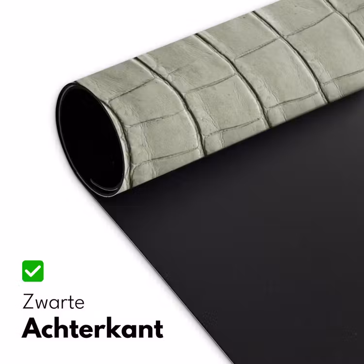 Bureau onderlegger - Krokodillenleer - Schubben - Groen — 5