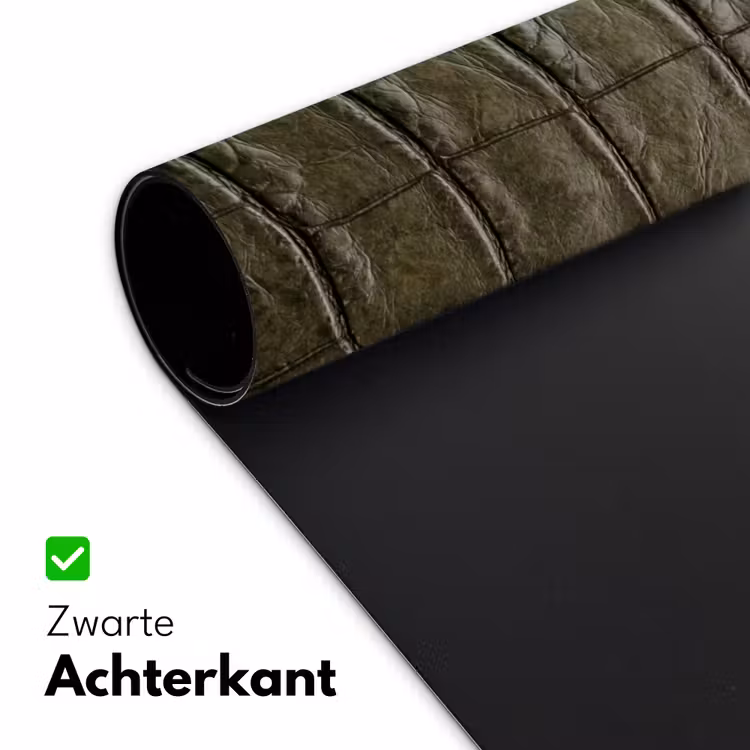 Bureau onderlegger - Krokodillenleer - Structuur - Groen — 5